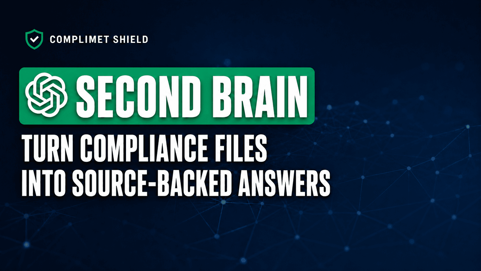 Regulated Entity Second Brain Codex compliance plugin